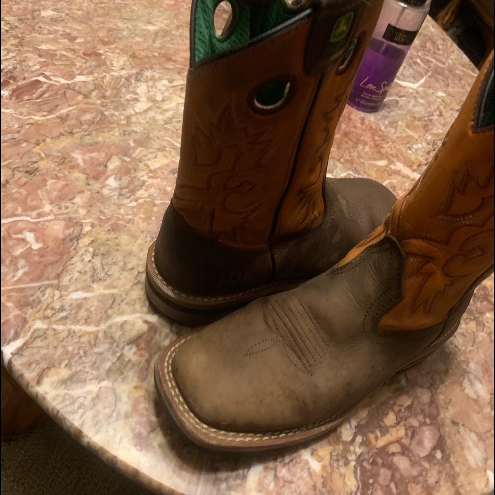 Youth size 3.5 John Deere boots